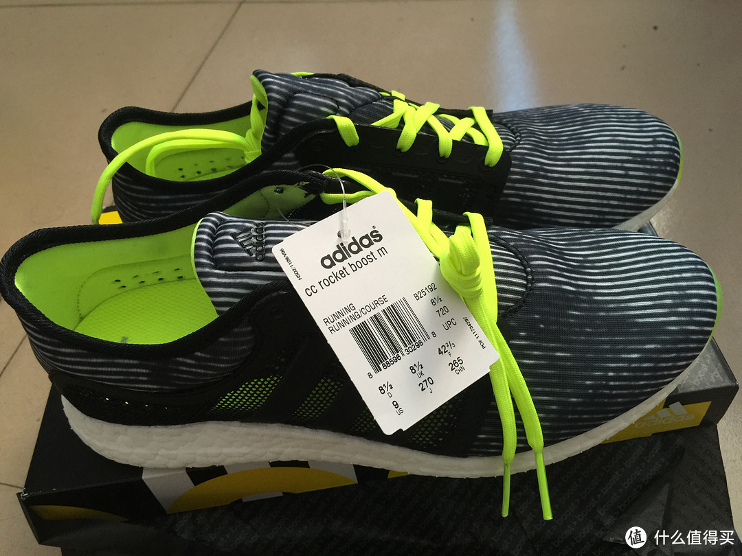 万税前的最后一鞋：adidas 阿迪达斯 Performance CC Rocket Boost 跑鞋开箱