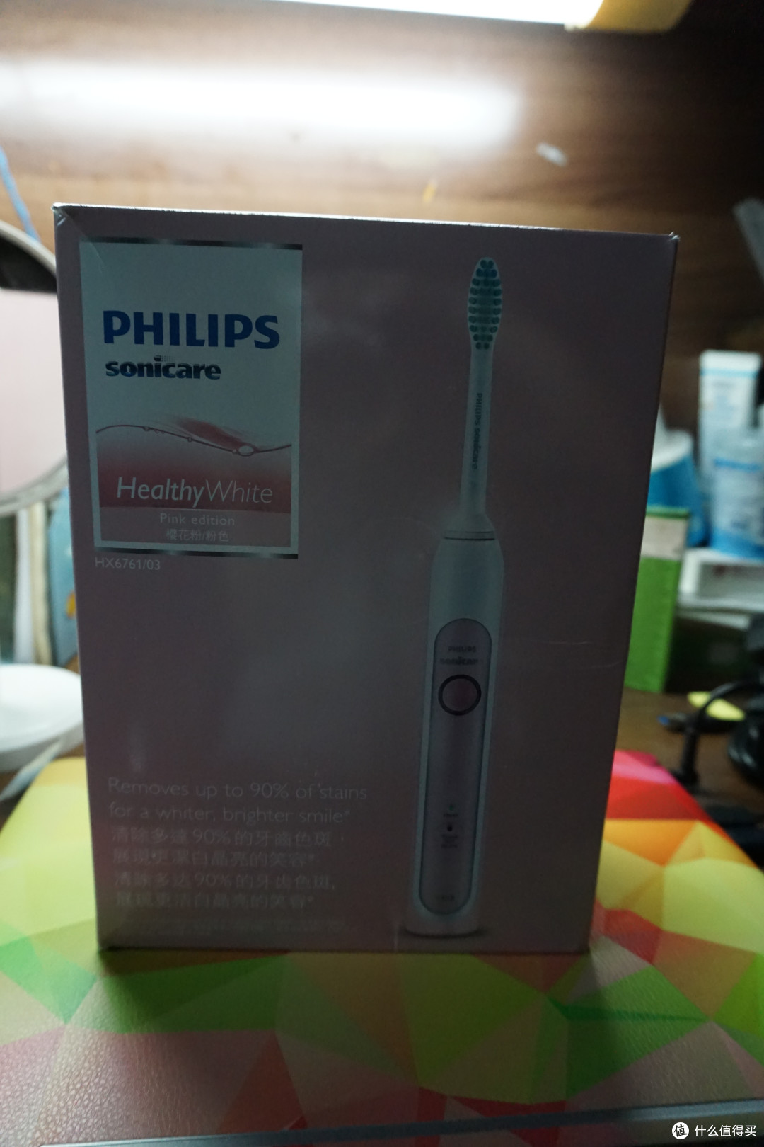 又是看上了你的颜：PHILIPS 飞利浦 HX6761 电动牙刷简单开箱