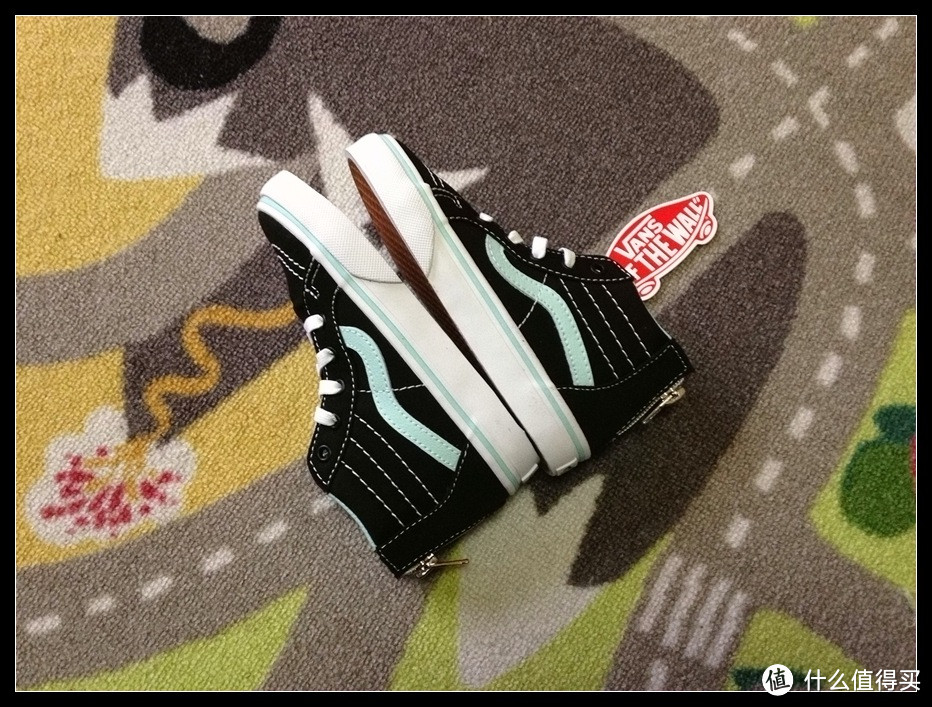 #本站首晒# 全家亲子鞋来推荐！Vans 范斯 Sk8-Hi Zip 拉链童鞋