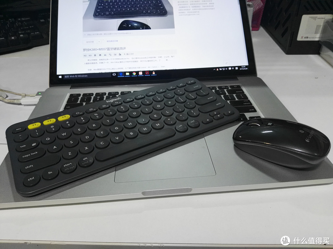 Logitech 罗技 K380 + M557蓝牙键鼠 晒单简评