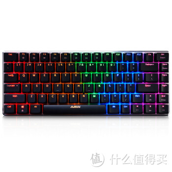 短小却很能干：Ajaaz 黑爵 极客 AK33（RGB）机械键盘分享