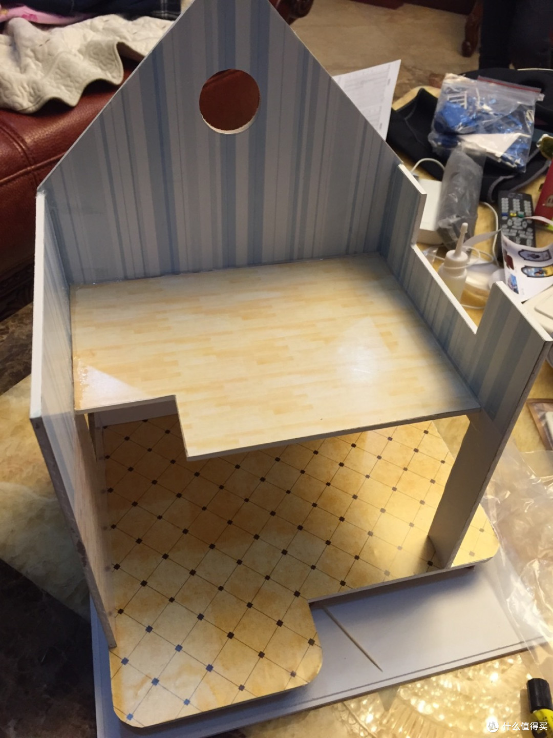 70后芭比给小公举的六一礼物：弘达 DIY模型手工拼装场景小屋