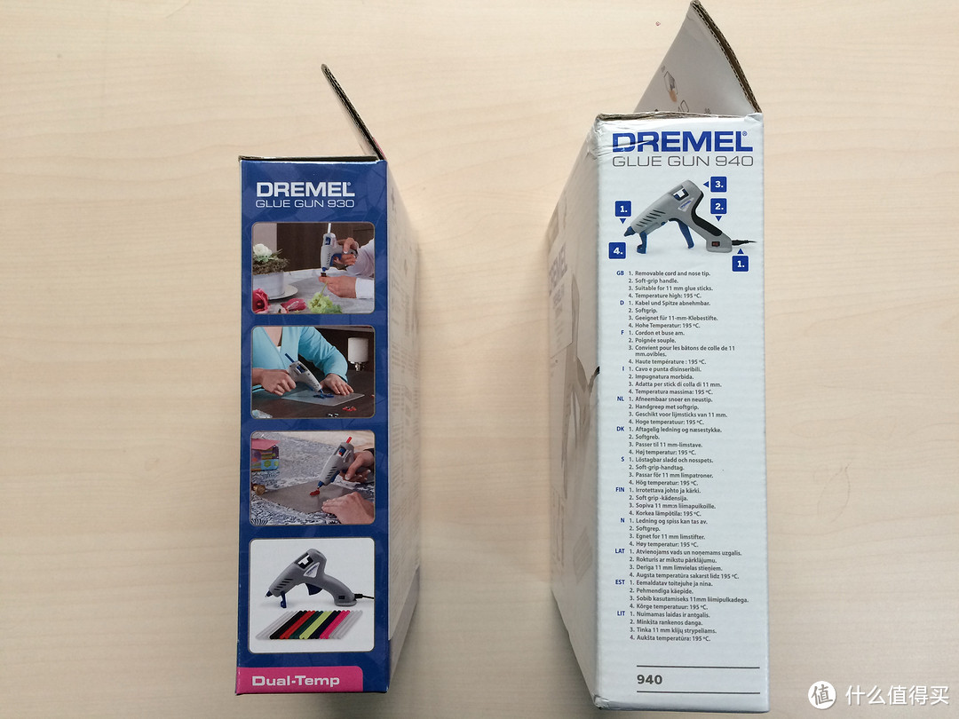 DREMEL 琢美 热熔胶枪：930与940 开箱对比