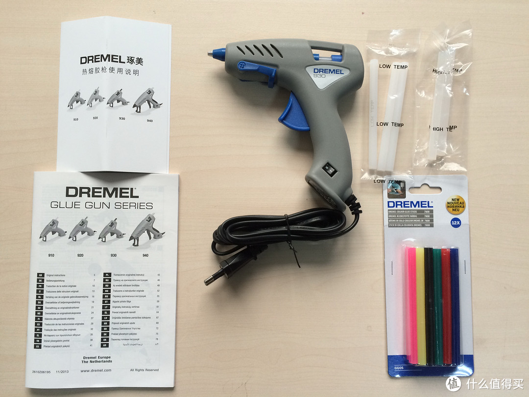 DREMEL 琢美 热熔胶枪：930与940 开箱对比