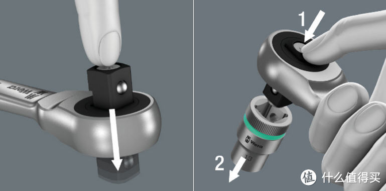 机械控的生日好礼：德淘 Wera Zyklop 3/8寸 金属棘轮扳手套装