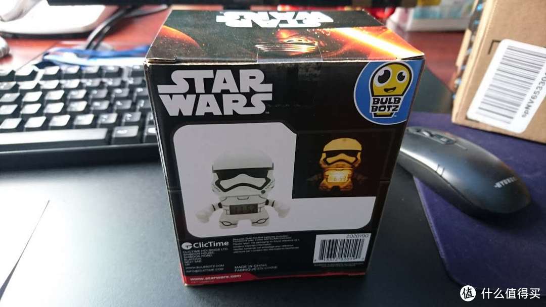 Bulb Botz Star Wars 2020190 Plastic Alarm Clock 星球大战白兵闹钟