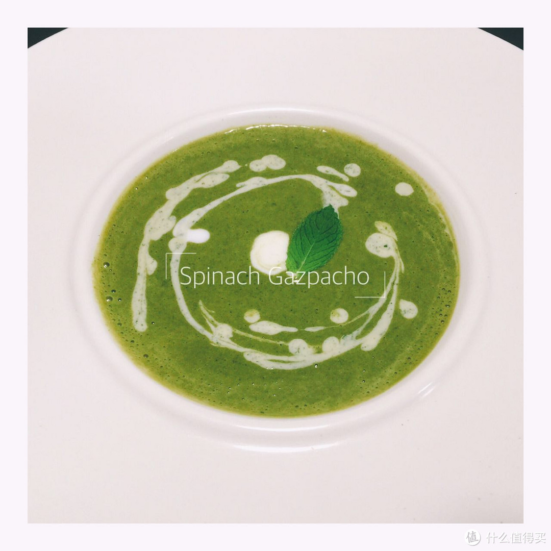 Spinach Gazpacho | 柬式春卷 | 鲔鱼蛋杯 | 藤椒鸡丝