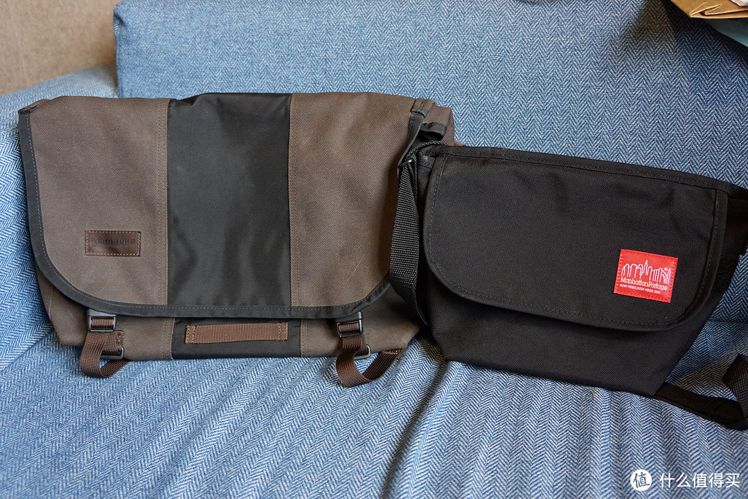 Manhattan Portage 小号斜挎包 对比 Timbuk2