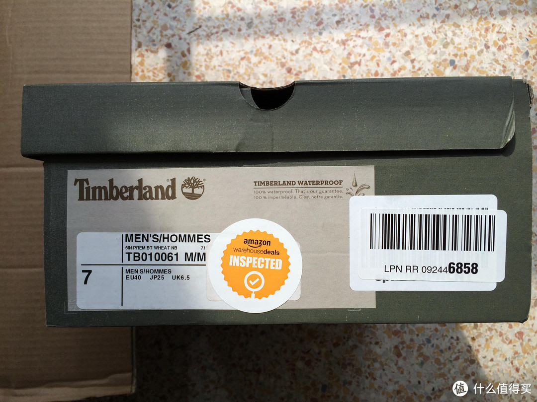 Amazon Warehouse初体验 — Timberland 添柏岚 10061 大黄靴