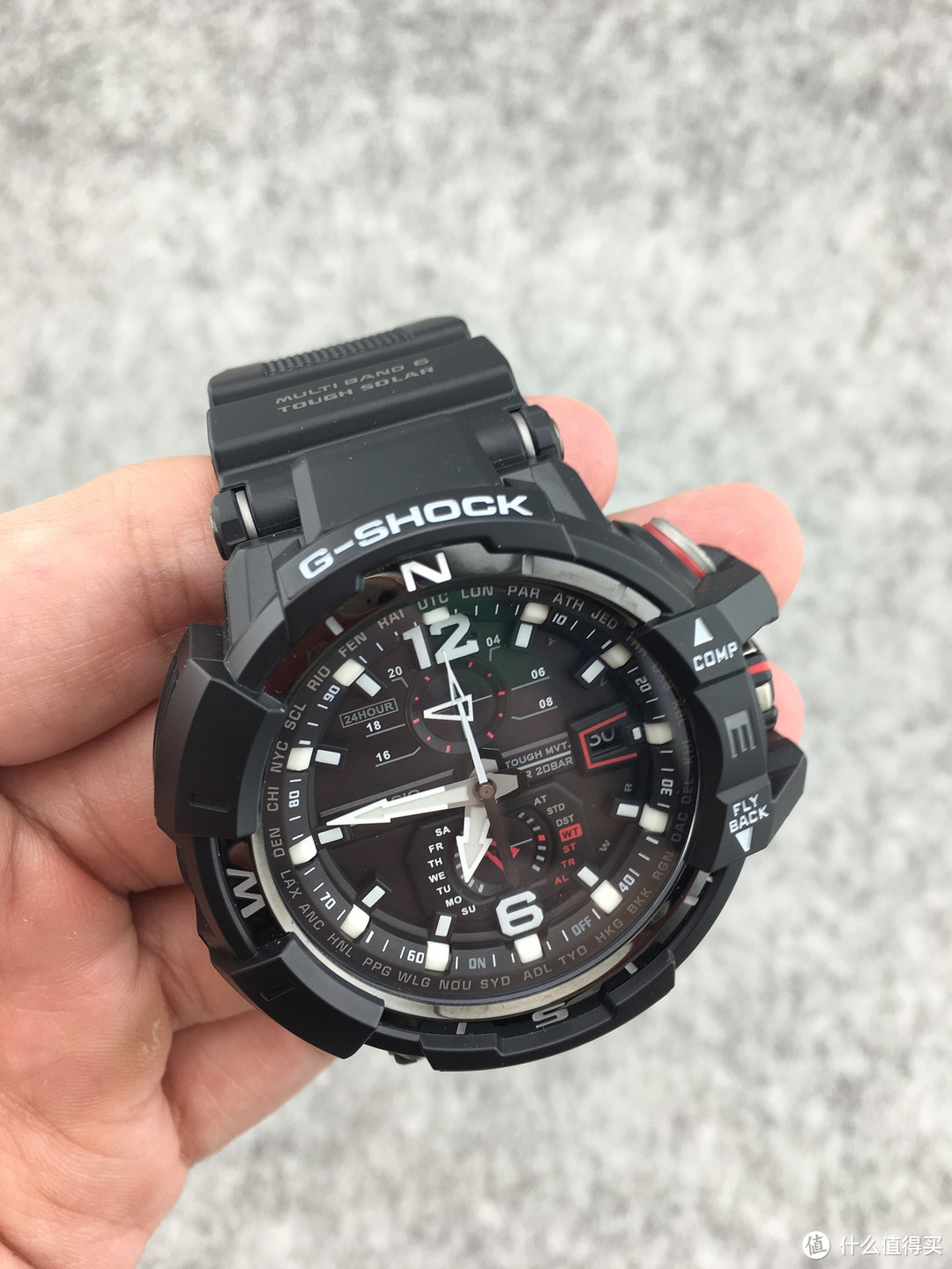 初入CASIO 卡西欧 G-Shock 航空系列 GW-A1100 开箱+上手简评