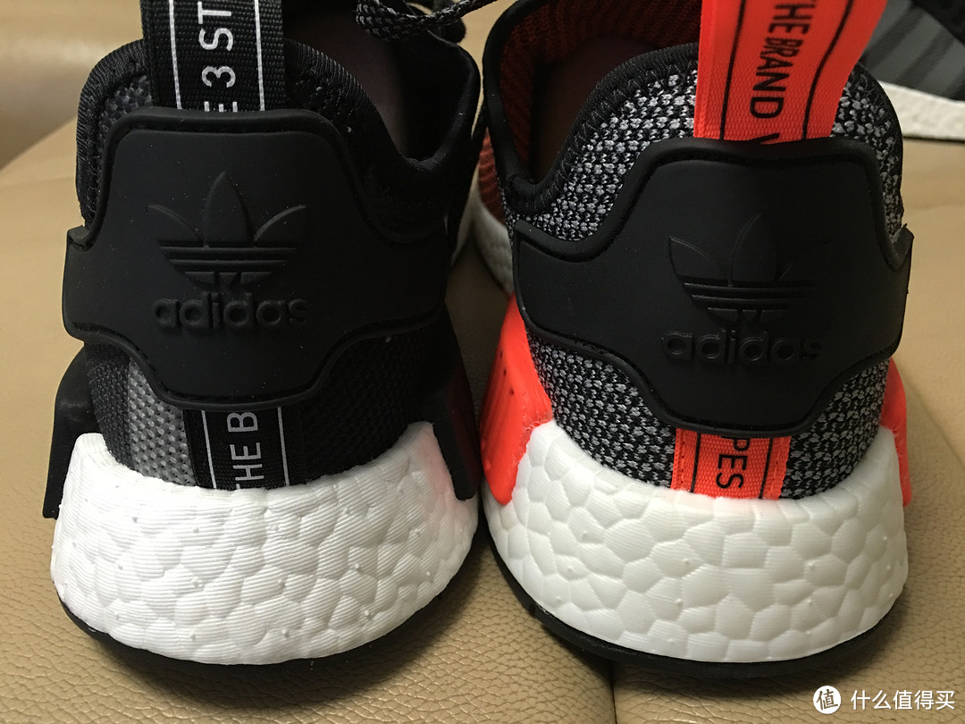 #本站首晒# Adidas 阿迪达斯 NMD 灰黑迷彩拼色以及大莆田产FAKE洛杉矶配色对比！