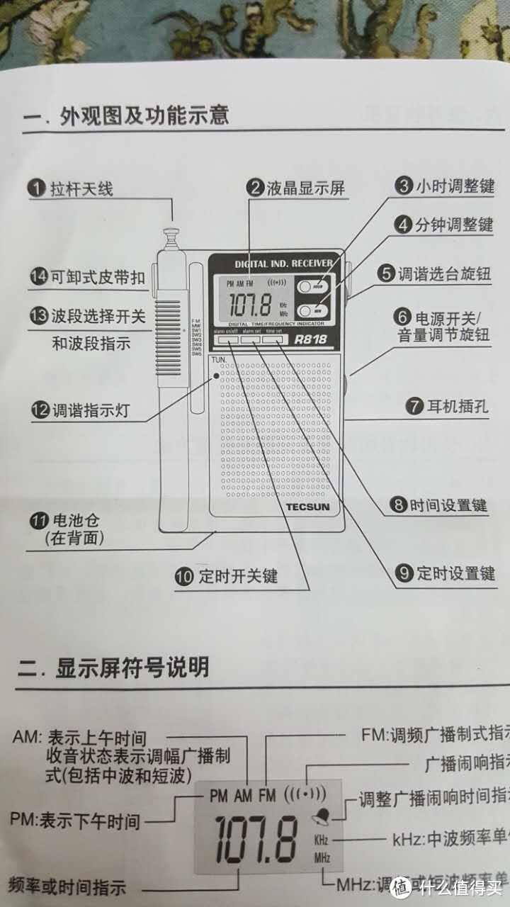 德生r818便携收音机开箱晒物