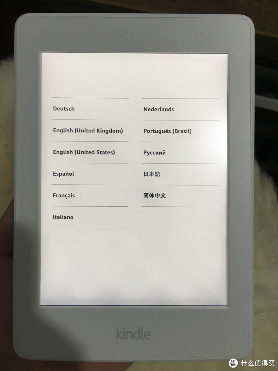 Kindle Paperwhite 白色版 中亚首发开封