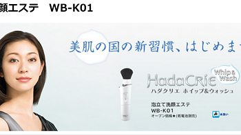 #本站首晒# 日立 熊野笔 WB-K801W 洁面器