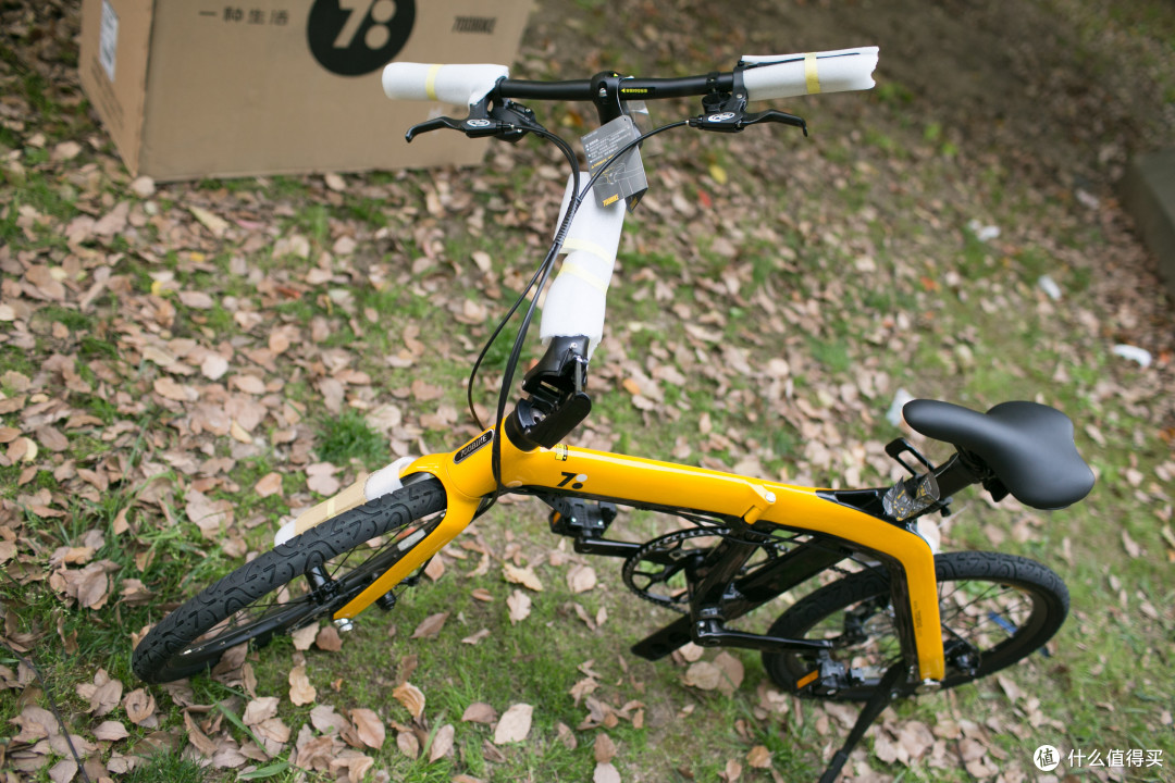 都市里的疾风忍者-来自700Bike的智能折叠自行车银河(星芒黄)