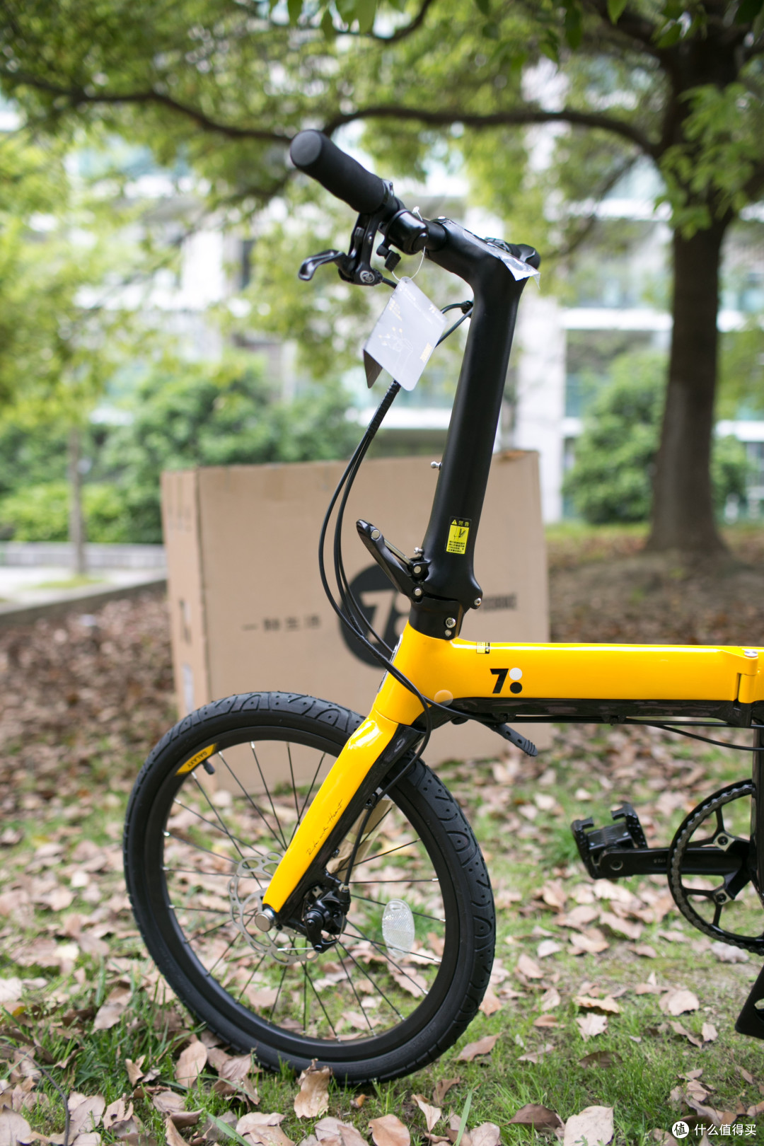 都市里的疾风忍者-来自700Bike的智能折叠自行车银河(星芒黄)