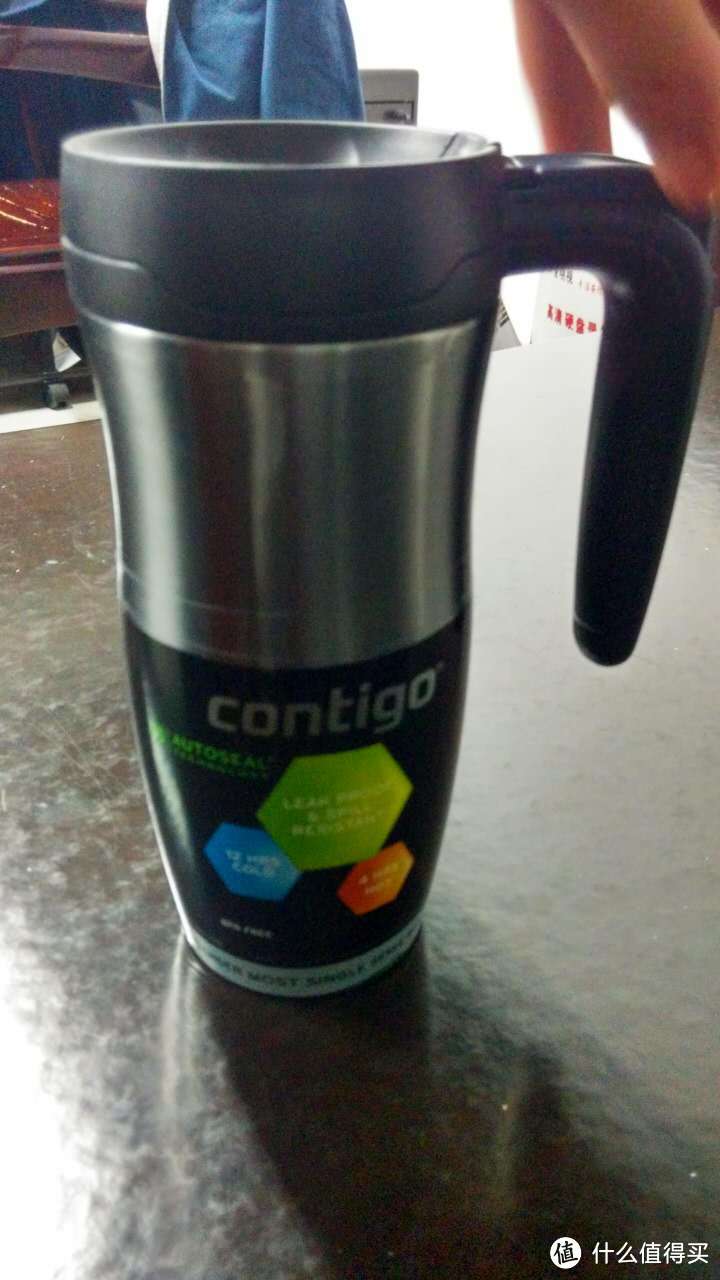 高颜值办公室必备：contigo Autoseal 系列 Randolph 不锈钢保温杯 450ml