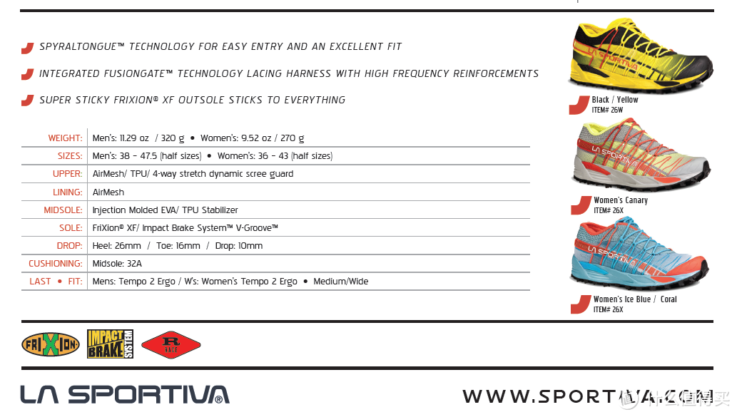 #本站首晒# LA SPORTIVA 山地越野跑系列 三种产品开箱及性能对比