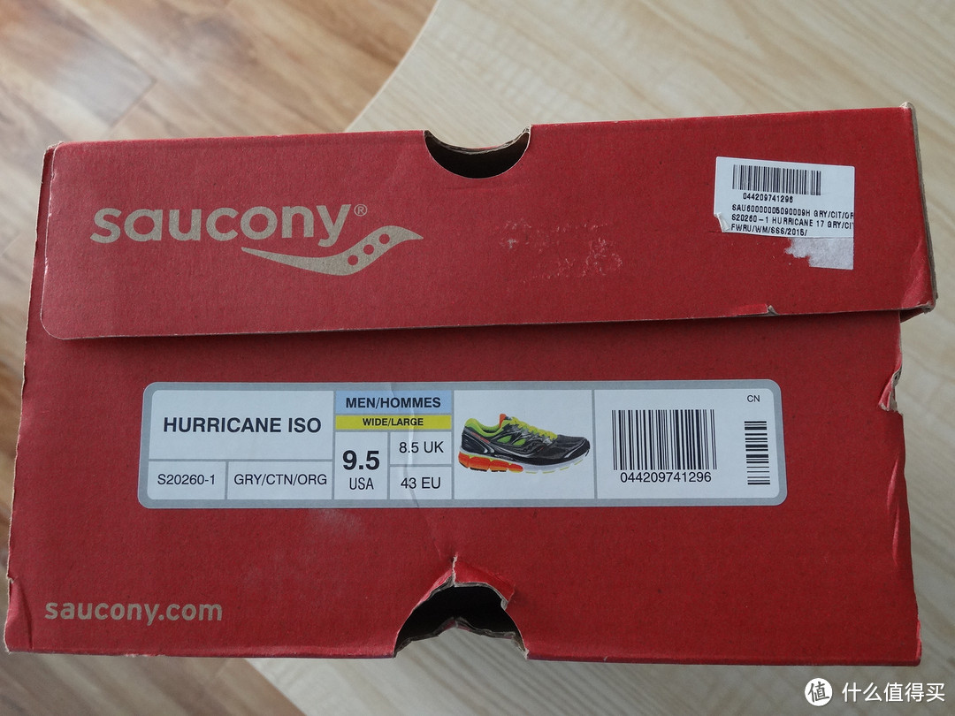 saucony HURRICANE ISO 跑鞋 开箱