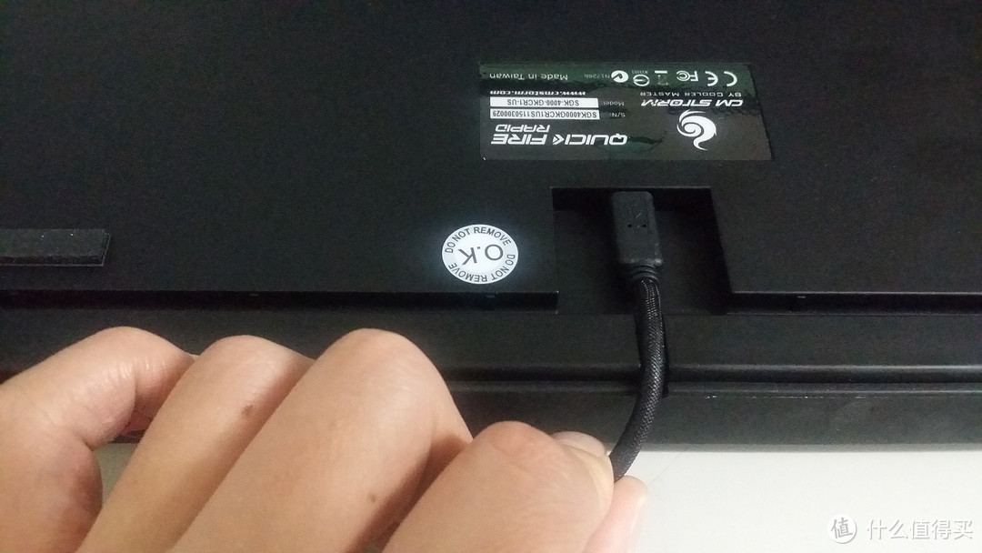 浅谈CoolerMaster 酷冷至尊 烈焰枪 无光红轴机械键盘