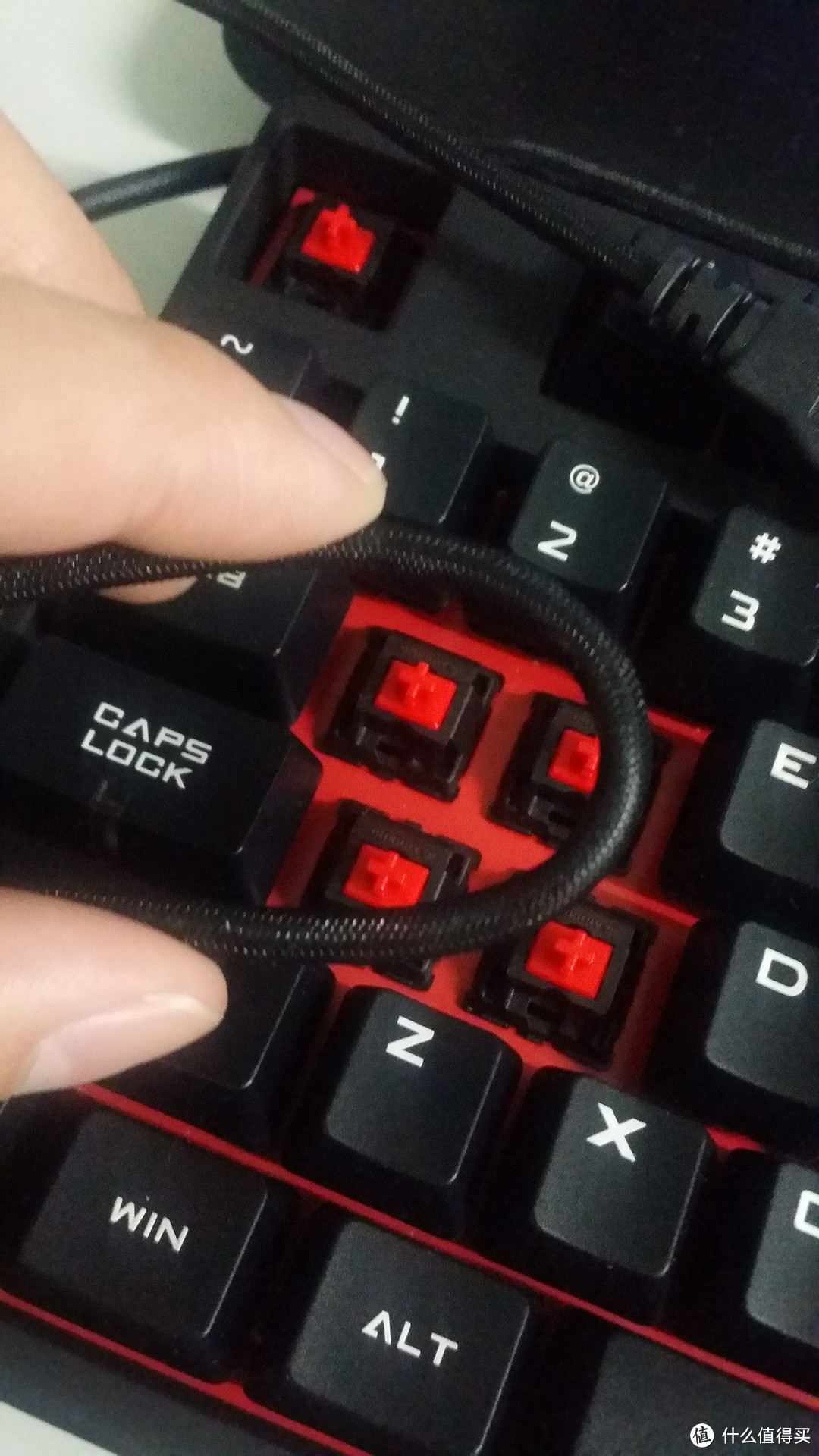 浅谈CoolerMaster 酷冷至尊 烈焰枪 无光红轴机械键盘