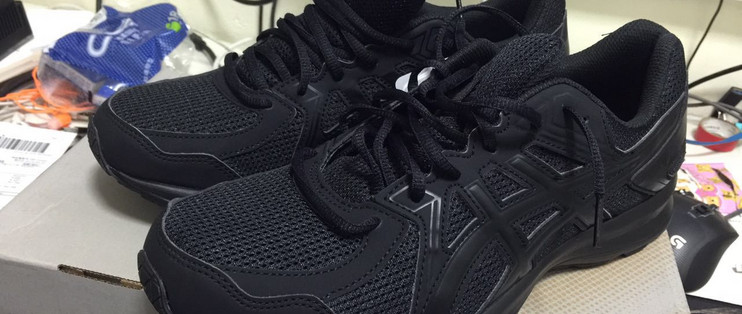 asics jog 100 black