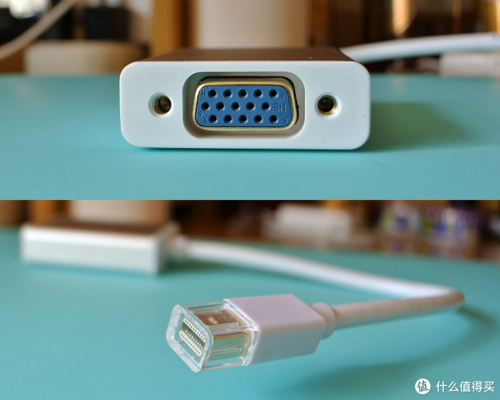 Macbookair 雷电接口(Thunderbolt) 外接显示屏线材  开箱