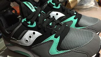 给自己的生日礼物—第一次晒开箱分享 saucony ORIGINALS GRID 9000 男款复古跑鞋
