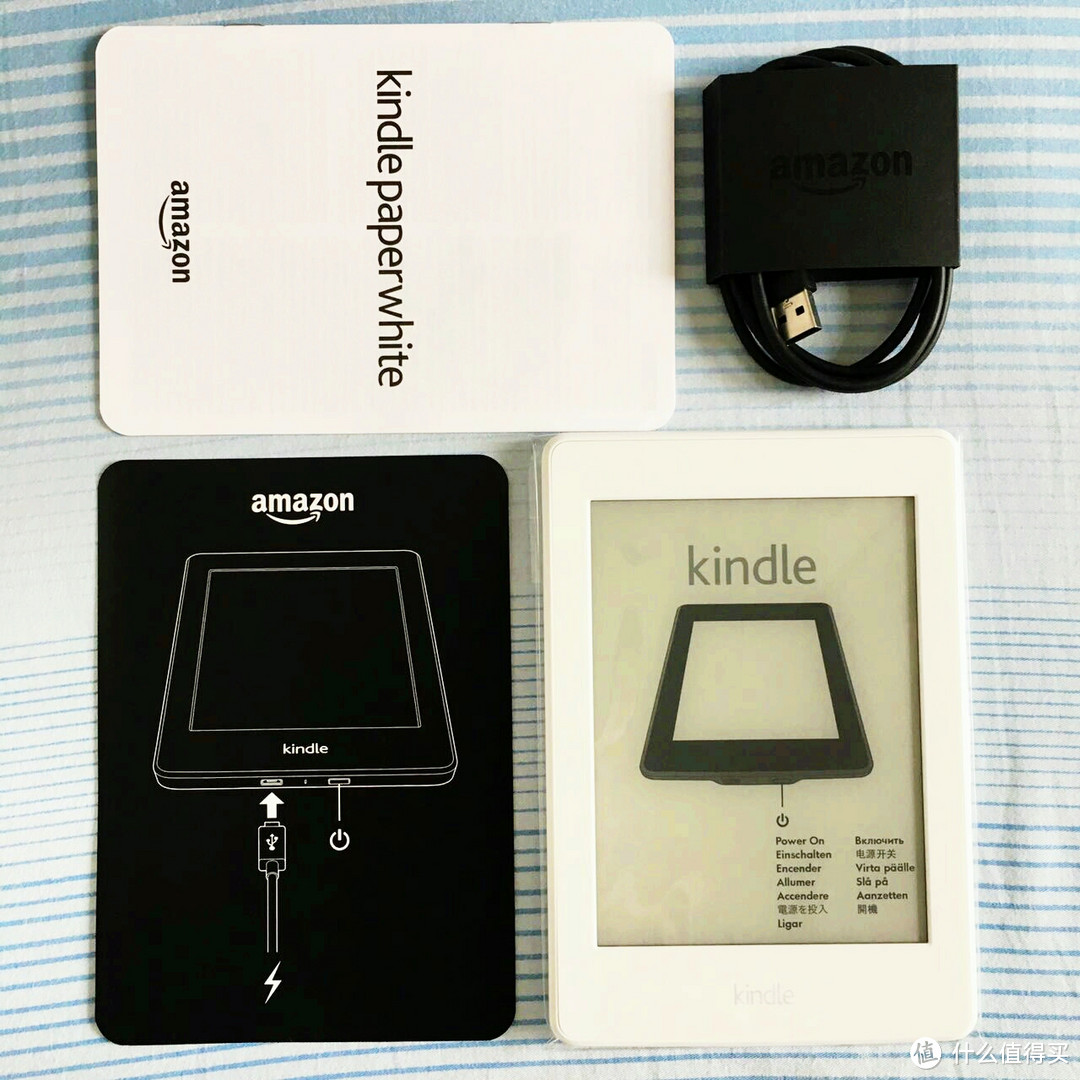 颜值超高的白色版亚马逊：Kindle Paperwhite 3 电子阅读器