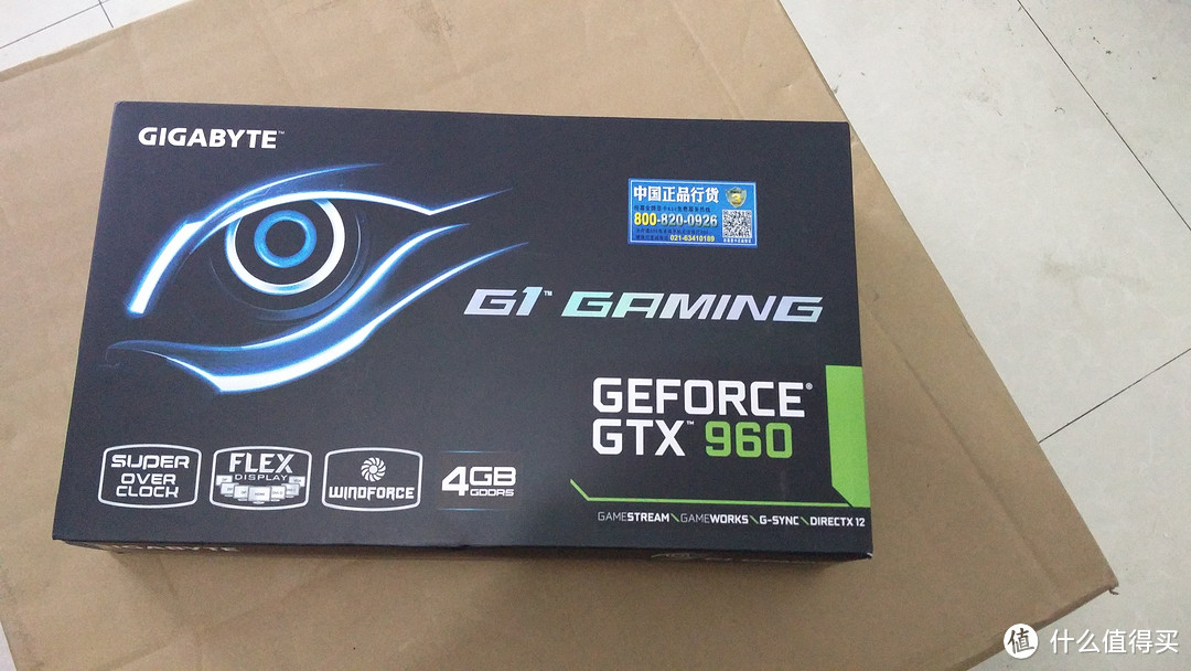 GIGABYTE 技嘉 GV-N960G1 GAMING-4GD GTX960开箱