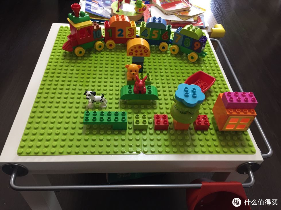 超简单！打造LEGO 乐高 桌子，和小宝宝一起玩