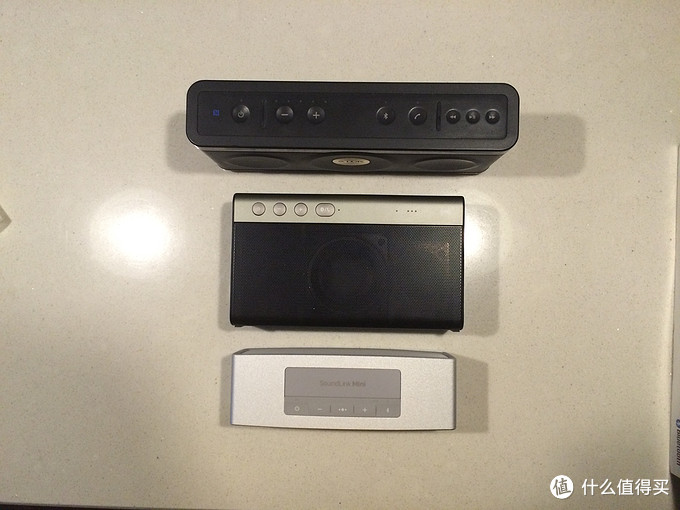 TDK A34、CREATIVE 创新 声霸锣2、BOSE SOUNDLINK MINI 2 蓝牙音箱 不完全使用对比