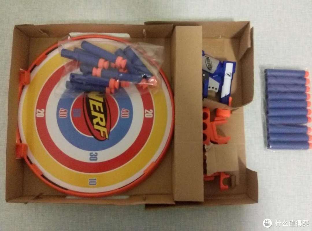 怪蜀黍的六一礼物——Hasbro 孩之宝 NERF 精英 拦截 A9588 标靶套装开箱