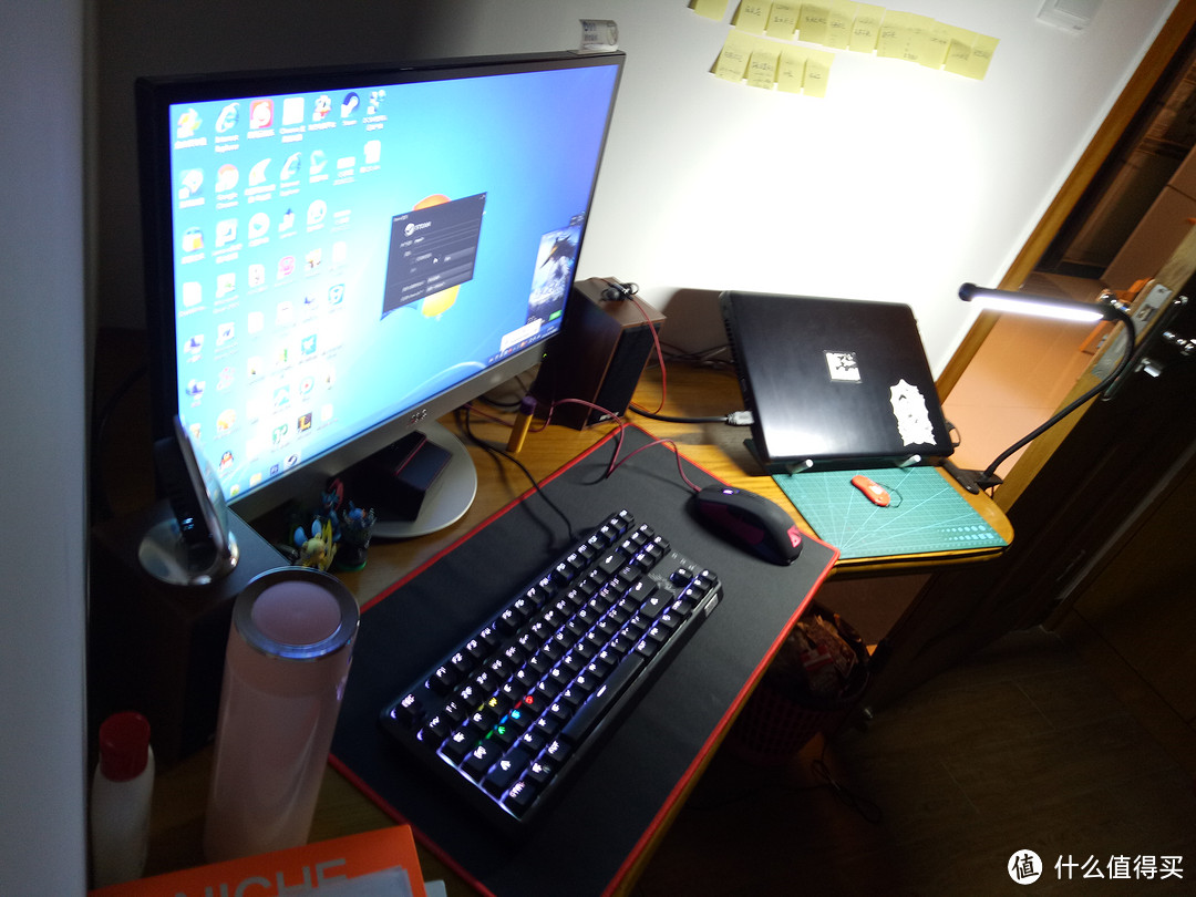 让跑马灯跑起来！晒一晒Fuhlen 富勒 幻魔龙RGB 青轴键盘&SteelSeries 赛睿 Rival30 0鼠标