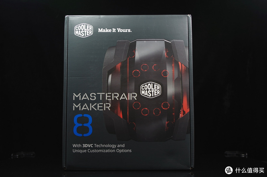 首次尝试开放式放置PC，COOLERMASTER 酷冷至尊 MasterAir Maker 8 3DVC 多平台CPU散热器