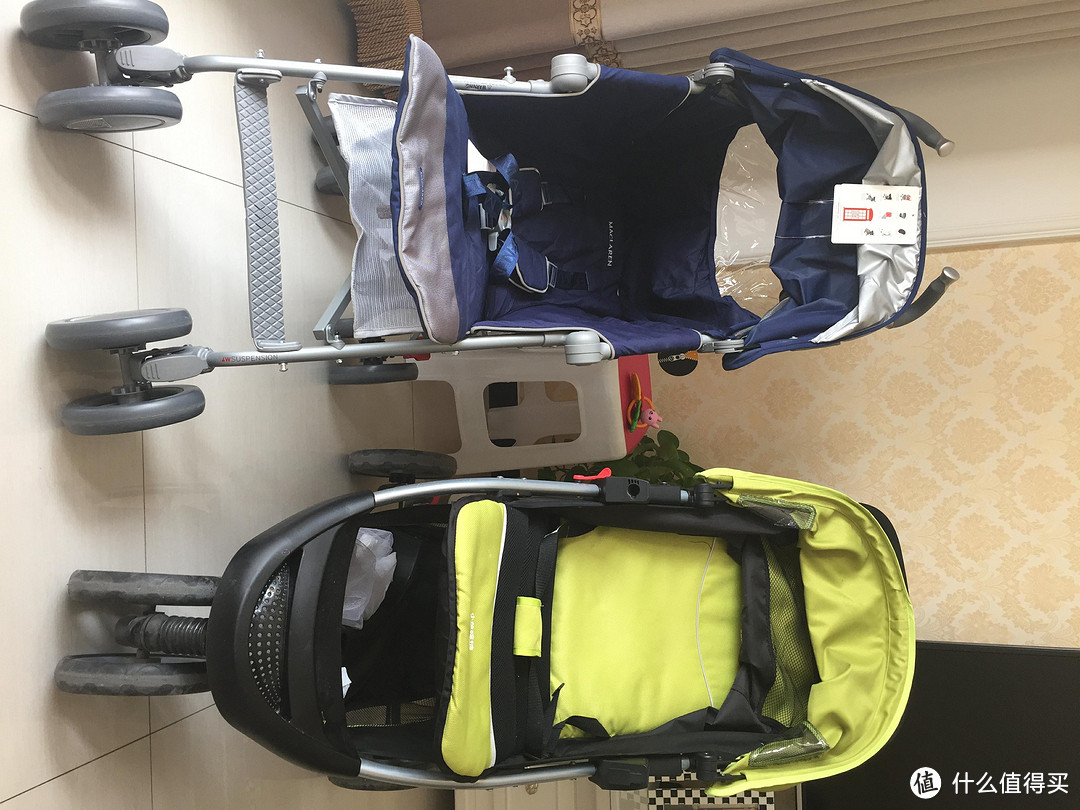 进口豪车与国产车的不完全对比：MACLAREN 玛格罗兰 Techno Stroller XT 婴儿推车开箱记