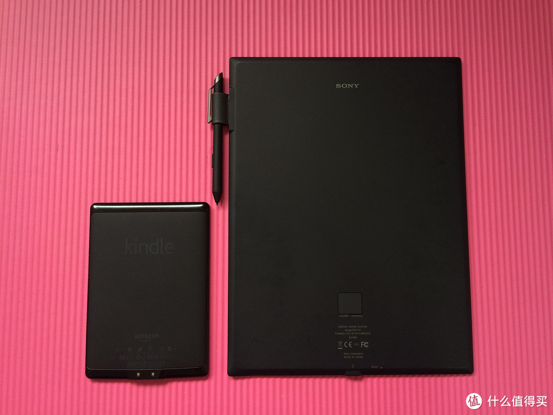 大骚尼与kindle巅峰对决:SONY 索尼 DPT-S1 VS Kindle 5