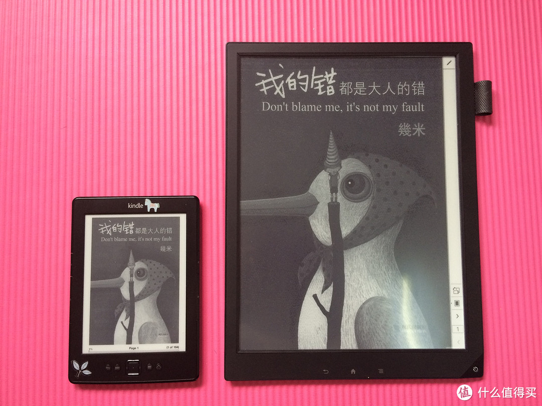 大骚尼与kindle巅峰对决:SONY 索尼 DPT-S1 VS Kindle 5