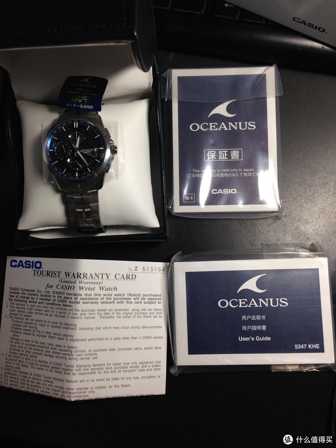 一脸懵逼的惊喜，CASIO 卡西欧 OCEANUS 海神 OCW-S3000-1AJF 腕表 晒单