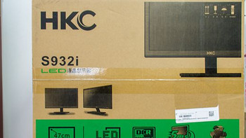 HKC 惠科 S932i 18.5英寸 16:9 LED背光显示器 开箱