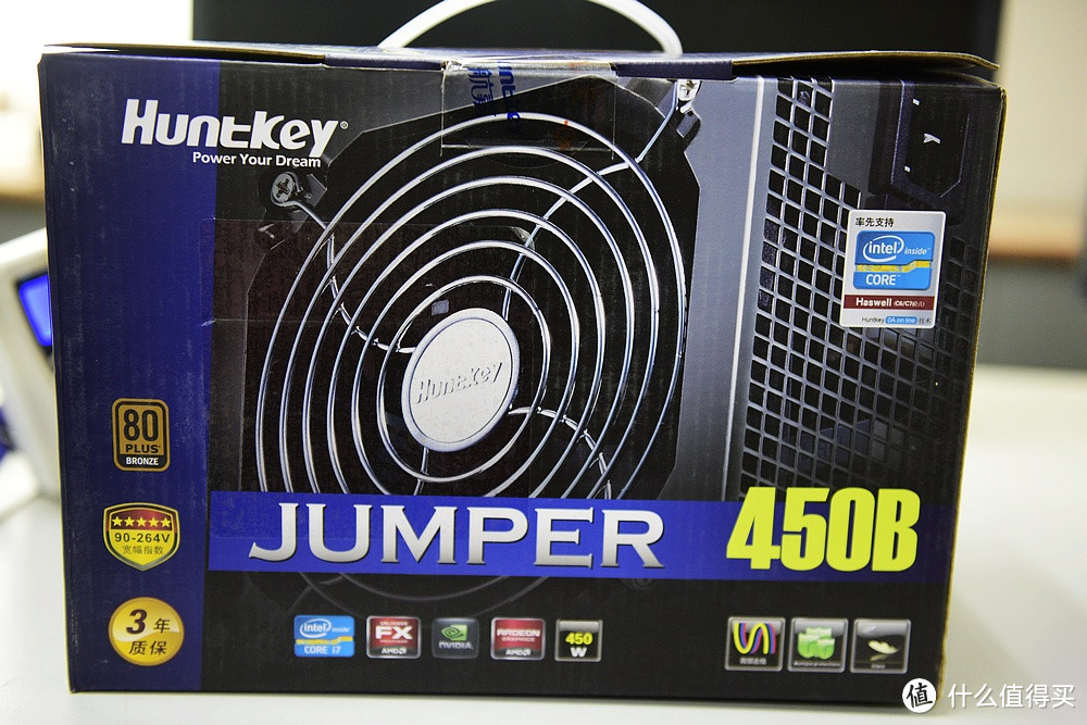 五毛钱一瓦的电源：Huntkey 航嘉 JUMPER 450B电源 开箱及对比测试