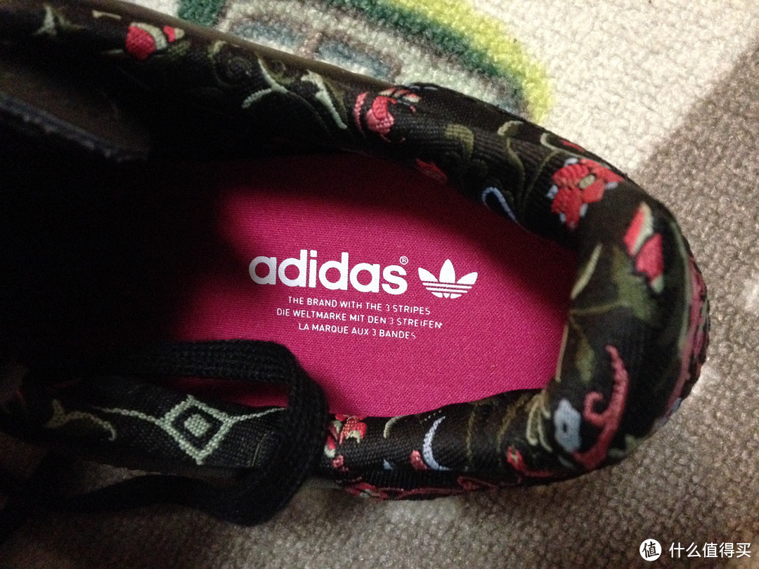 #本站首晒# Adidas 阿迪达斯 original stan smith 花卉休闲鞋