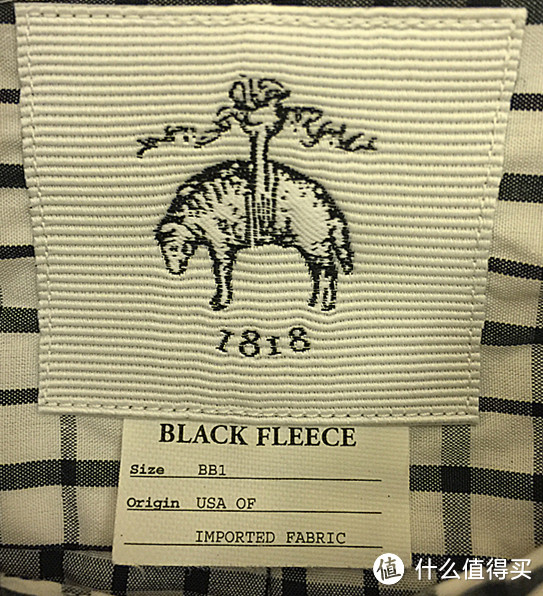 #本站首晒# Brooks Brothers 布克兄弟 Black Fleece 黑标 牛津纺衬衫