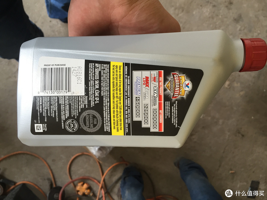 名爵MG3保养之换机油：Valvoline 胜牌 SYN POWER 星皇全合成机油