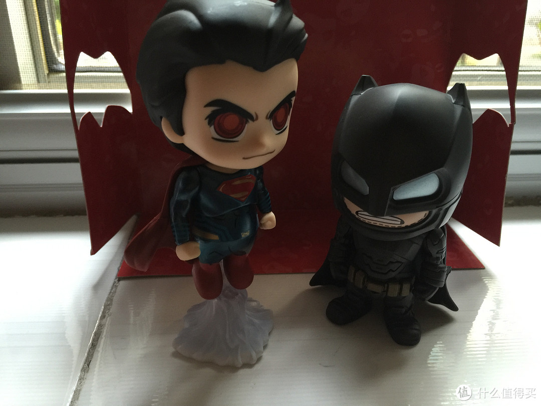 #本站首晒# HT HotToys 蝙蝠侠 VS 超人 Cosbaby