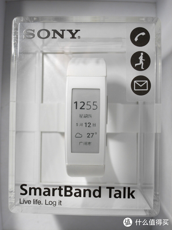 索尼大法好：SONY 索尼 SmartBand Talk SWR30 墨水屏手环