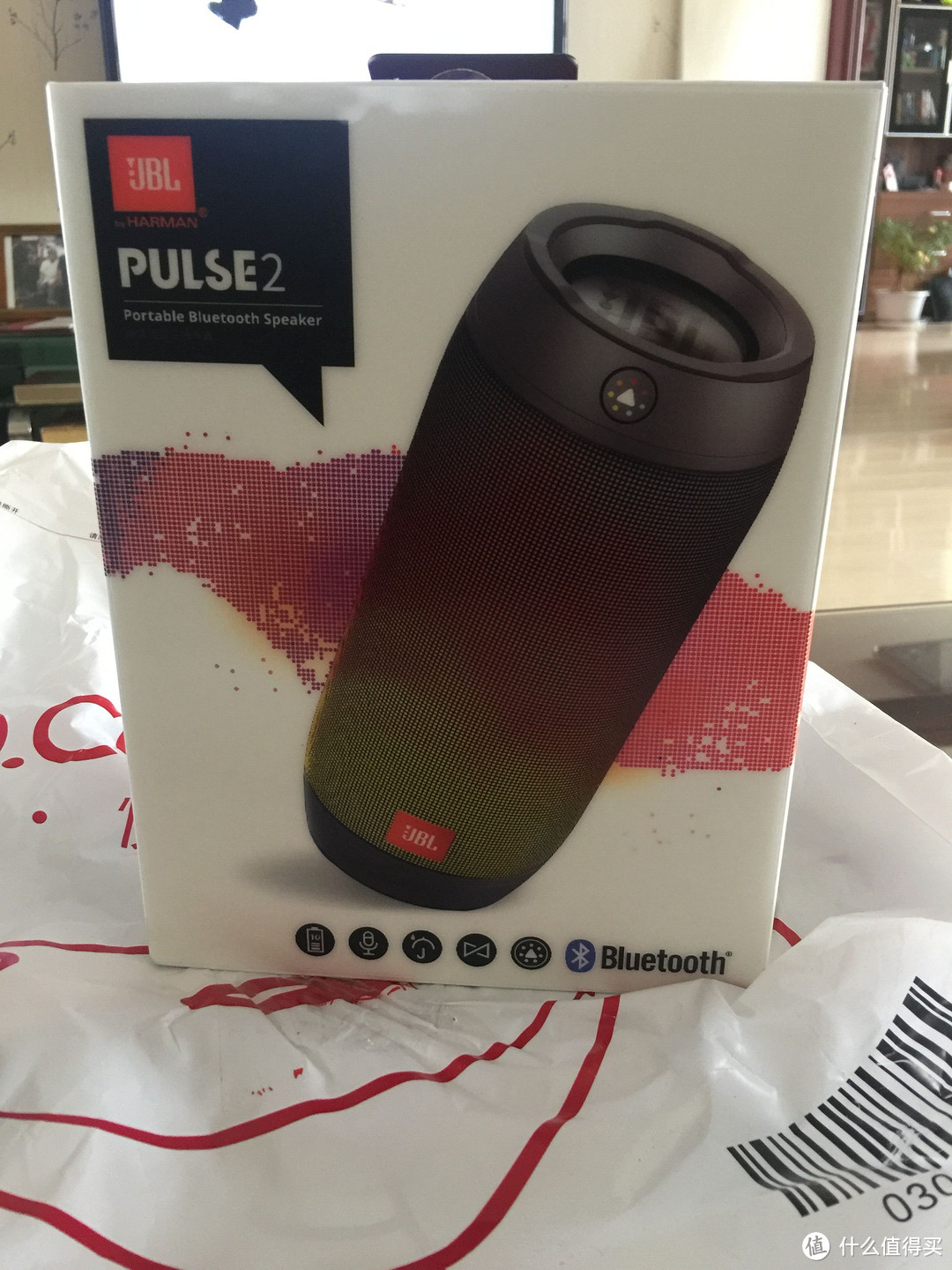 JBL Pulse 2 炫彩无线蓝牙小音箱 开箱