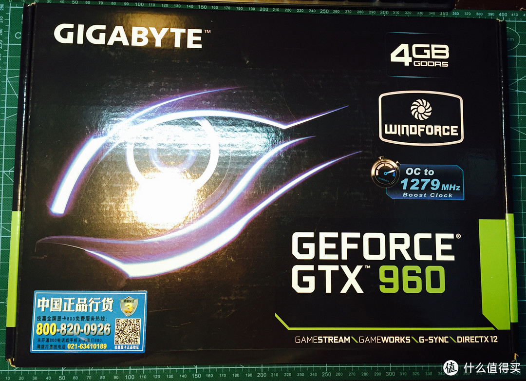 GIGABYTE 技嘉 GV-N960G1  开箱