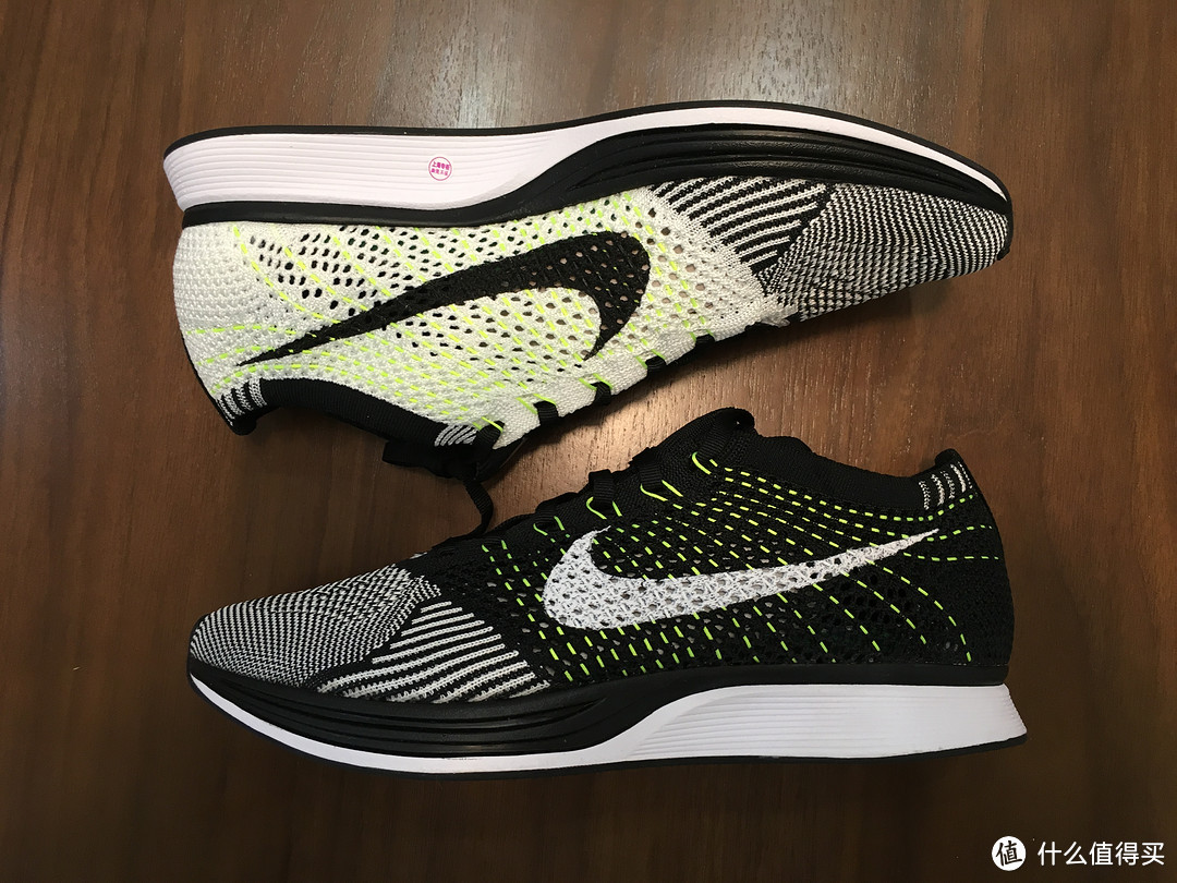 #全民分享季#经典传承：NIKE 耐克 FLYKNIT RACER VS AIR ZOOM MARIAH FLYKNIT RACER跑鞋