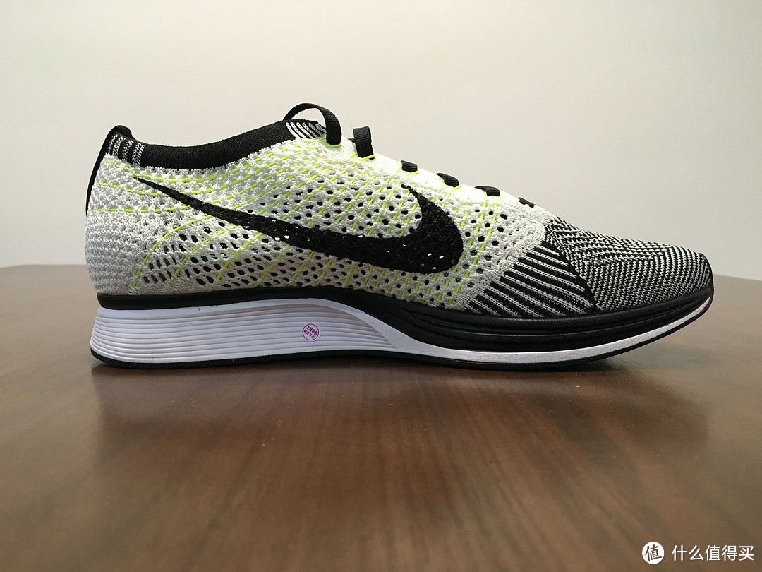 #本站首晒# 骚气马鞋：NIKE 耐克 FLYKNIT RACER 跑步鞋